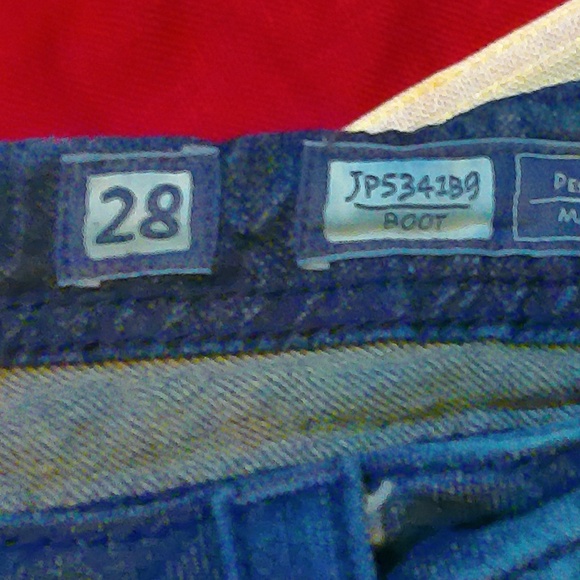 Miss Me Boot Jeans Rhinestone Rivets On Pockets Stretch Black Label Sz28/34 NWOT - Picture 10 of 11